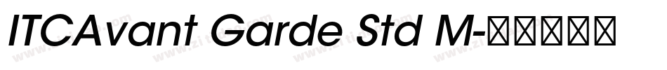 ITCAvant Garde Std M字体转换